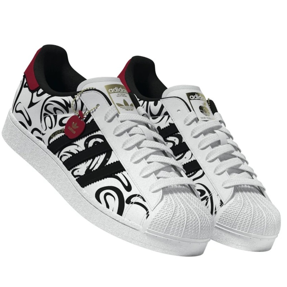 🍎 ADIDAS SUPERSTAR 2 BIG APPLE TATTOO 🍎
